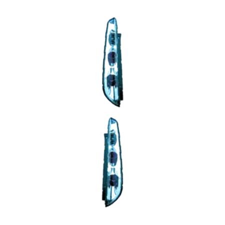 Coppia Griglie Fendinebbia Ford Focus 2005 Modello Lexus Cromato