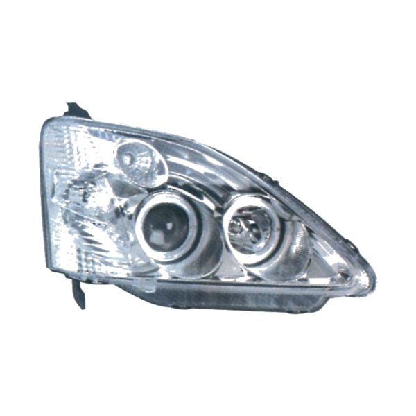 Coppia Fari Anteriori Honda Civic 2001 Clenticolare Cromato – foto 3