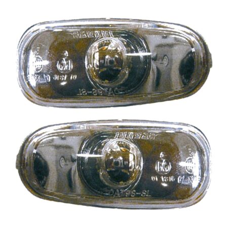 Coppia Fanalini Laterali Opel Astra 98 Crystal Cromato