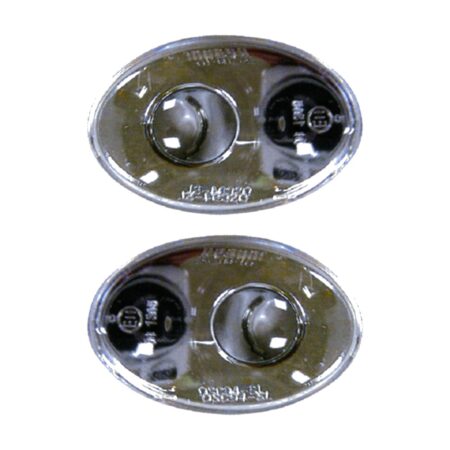 Coppia Fanali Posteriori Opel Corsa 93' Crystal Cromato