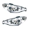 Coppia Fanalini Laterali Peugeot 206 Clenticolare Cromato