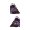 Coppia Fanali Posteriori Renault Clio 98 Modello Lexus Cromato