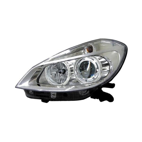 Coppia Fari Anteriori Renault Clio 2005 Con Lenticolare Tecn. Celis Parabola Cromata – foto 4