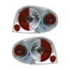 Coppia Fanali Posteriori Renault Megane Coach 96 Cromato