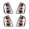 Coppia Fanali Posteriori Skoda Fabia Modello Lexus Cromato