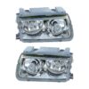 Coppia Fanalini Anteriori Volkswagen Polo 95 Doppia Parabola Cromata Cfan. Crystal