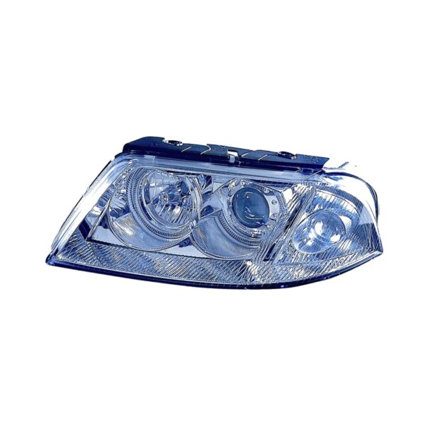 Coppia Fari Anteriori Volkswagen Passat 2001 Con Lenticolare Cromato – foto 3