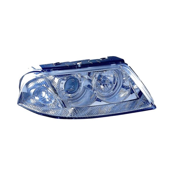 Coppia Fari Anteriori Volkswagen Passat 2001 Con Lenticolare Cromato – foto 2