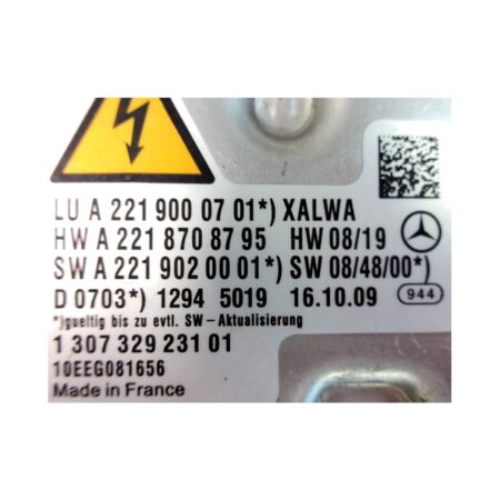 Centralina Xenon Ballast D1R/D1S 35W – Mercedes – 130732923101, originale 130732923101