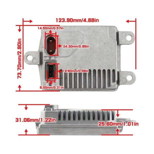 Centralina Xenon Ballast D1R/D1S 35W – Skoda Octavia 2 1Z 2004-2013 – 1Z0941641A – foto 4