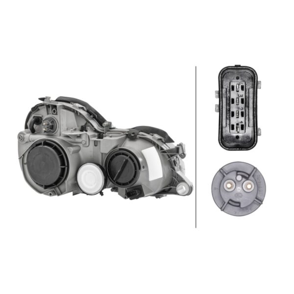 Faro Anteriore Sinistro Mercedes Clk 1997+ – H7-H7 Originale HELLA – foto 2