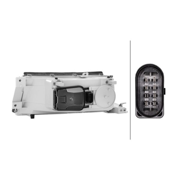 Faro Anteriore Destro Skoda Octavia I 2000+ – H4 Originale HELLA – foto 2