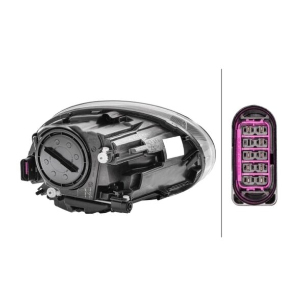 Faro Anteriore Sinistro Volkswagen Beetle 2011+ – H4 Originale HELLA – foto 2