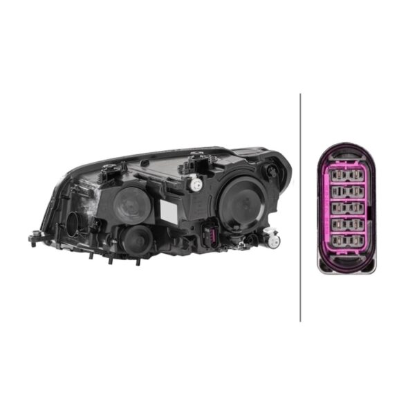 Faro Anteriore Destro Volkswagen Caddy IV Furgone 2015+ – 2H7 Originale HELLA – foto 2
