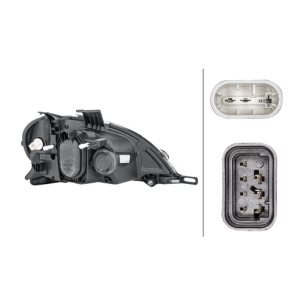 Faro Anteriore Sinistro Mercedes Classe M 1998+ – H7-H1 Originale HELLA – foto 2