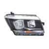 Scheinwerfer Rechts Volkswagen Crafter Kastenwagen 2016+ – H15-H7 Original HELLA, Originalnummer 65.25101-6034, 7C1 941 006