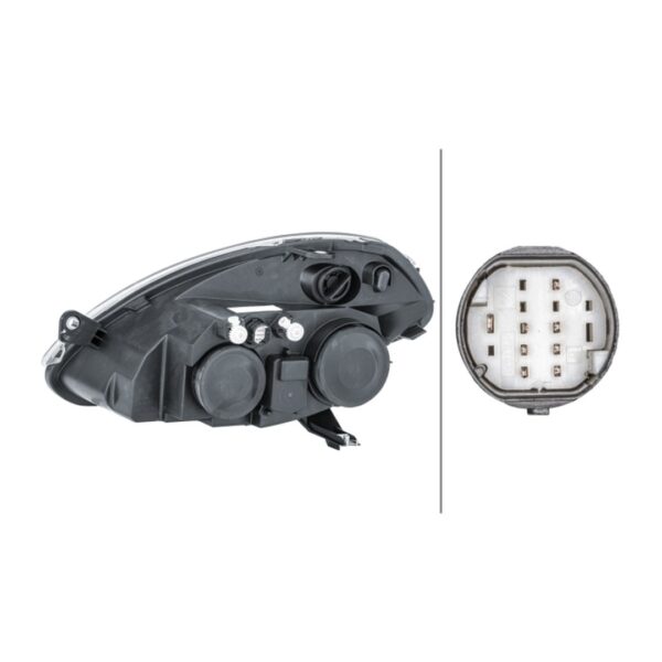 Faro Anteriore Destro Lancia Ypsilon 2003+ – H3-H7 Originale HELLA – foto 2