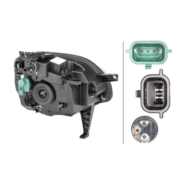 Faro Anteriore Sinistro Renault Twingo III 2014+ – H4 Originale HELLA – foto 2