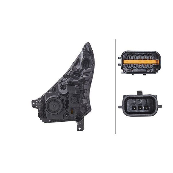 Scheinwerfer Rechts Renault Trafic III Kastenwagen 2014+ – H4 Original HELLA – Bild 2