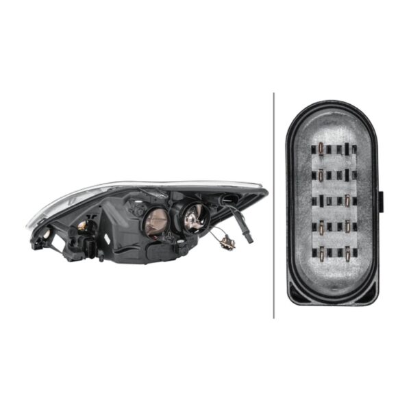 Scheinwerfer Rechts Ford Focus II 2007+ – H1-H7 Original HELLA – Bild 2