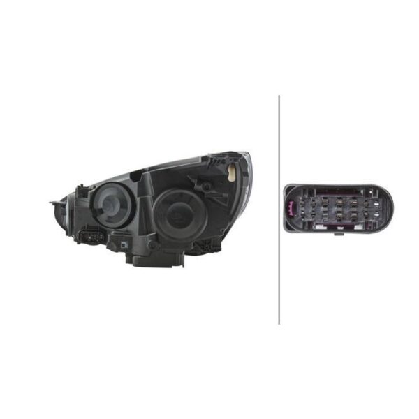 Scheinwerfer Rechts Ford Focus III 2014+ – H7-H1 Original HELLA – Bild 2