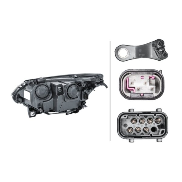 Faro Anteriore Destro Bmw Serie 5 2003+ – H7-H7 Originale HELLA – foto 2