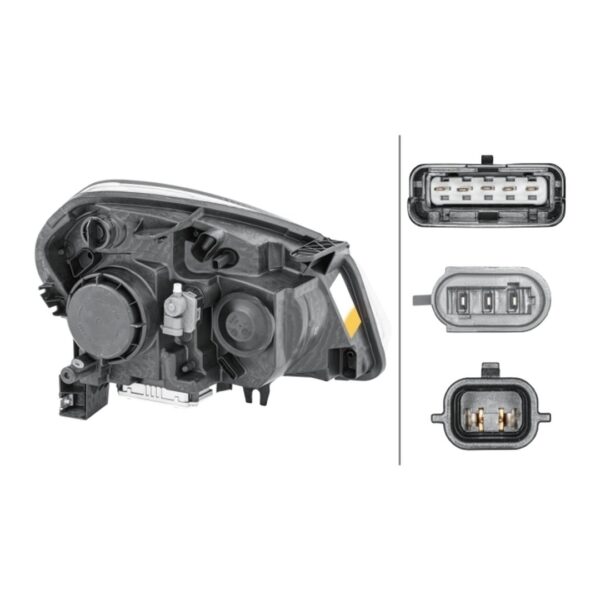Scheinwerfer Links Nissan Qashqai I 2007+ – Xenon Original HELLA – Bild 2
