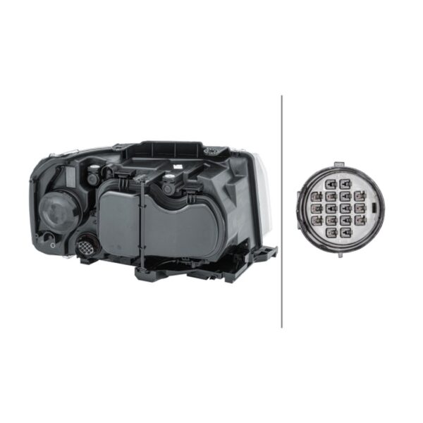 Faro Anteriore Sinistro Land Rover Freelander 2 2006+ – H7-H7 Originale HELLA – foto 2