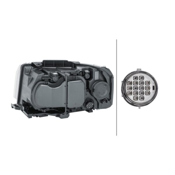 Faro Anteriore Destro Land Rover Freelander 2 2006+ – H7-H7 Originale HELLA – foto 2