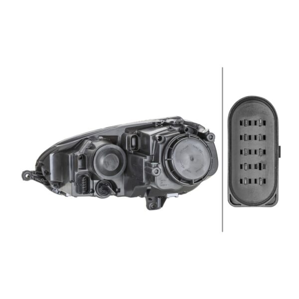 Faro Anteriore Sinistro Volkswagen Golf V 2003+ – H7-H7 Originale HELLA – foto 2