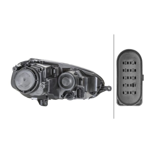 Faro Anteriore Destro Volkswagen Golf V 2003+ – H7-H7 Originale HELLA – foto 2