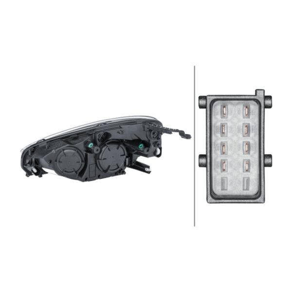 Faro Anteriore Destro Opel Adam – H1-H7 Originale HELLA – foto 2