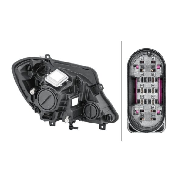 Faro Anteriore Sinistro Mercedes Sprinter 3,5-T Furgone 2013+ – Bi-Xenonn Originale HELLA