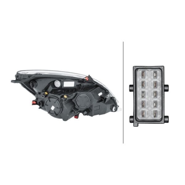 Faro Anteriore Sinistro Opel Meriva B Monovolume 2010+ – H1-H7 Originale HELLA – foto 2
