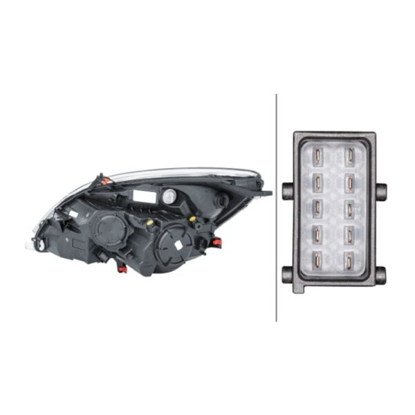 Faro Anteriore Destro Opel Meriva B Monovolume 2010+ – H1-H7 Originale HELLA – foto 2