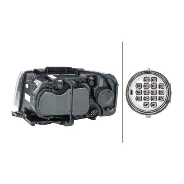 Faro Anteriore Destro Land Rover Freelander 2 2006+ – LED Originale HELLA – foto 2