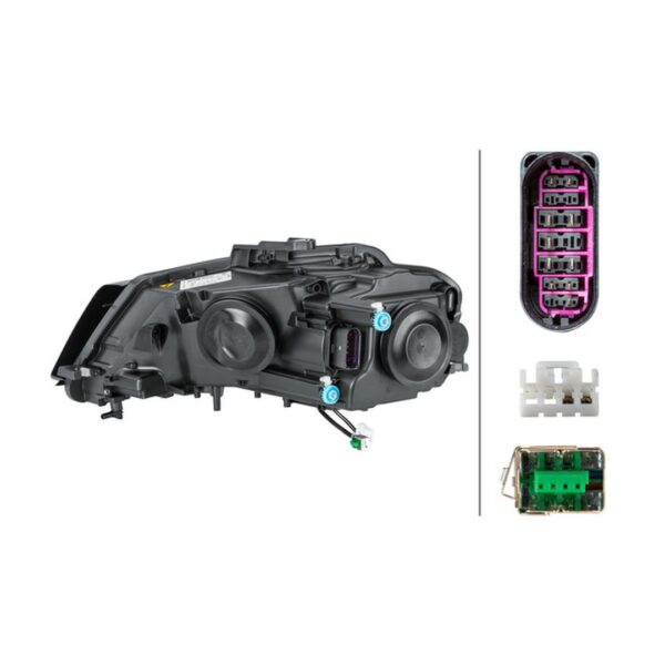Faro Anteriore Destro Audi A3 2008+ – D3S Originale HELLA – foto 2