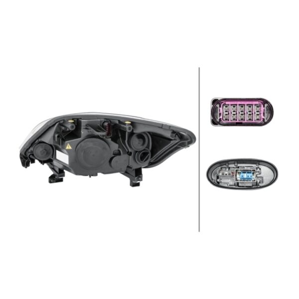 Faro Anteriore Destro Ford Kuga I 2008+ – Bi-Xenonn Originale HELLA