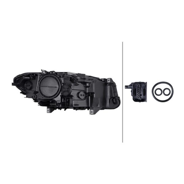 Faro Anteriore Sinistro Bmw Serie 5 520 d xDrive 2010+ – H7-H7 Originale HELLA – foto 2