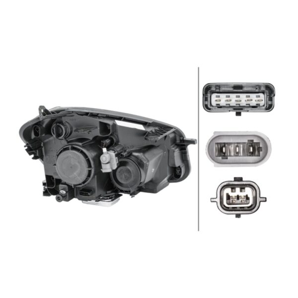 Scheinwerfer Links Nissan Qashqai I 2010+ – Xenon Original HELLA – Bild 2