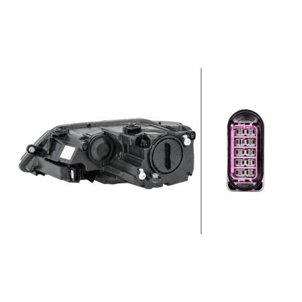 Faro Anteriore Destro Volkswagen Jetta IV 2011+ – H7-H7 Originale HELLA – foto 2