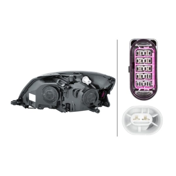Faro Anteriore Destro Skoda Fabia II 2010+ – 2H7 Originale HELLA – foto 2