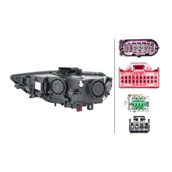 Faro Anteriore Destro Audi A3 2012+ – Bi-Xenonn Originale HELLA