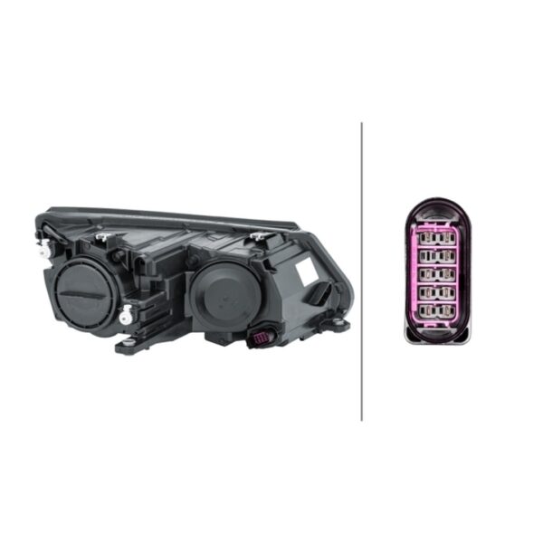 Faro Anteriore Sinistro Volkswagen Tiguan 2011+ – H7-H15 Originale HELLA – foto 2