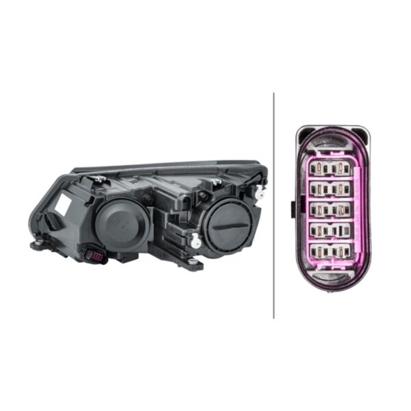 Faro Anteriore Destro Volkswagen Tiguan 2011+ – H7-H15 Originale HELLA – foto 2