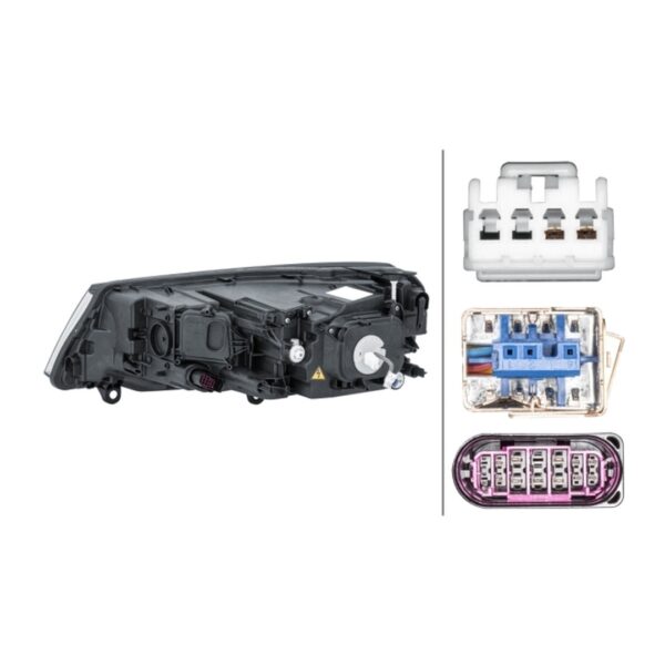 Scheinwerfer Rechts Volkswagen Touareg 2014+ – Bi-Xenon Original HELLA – Bild 2