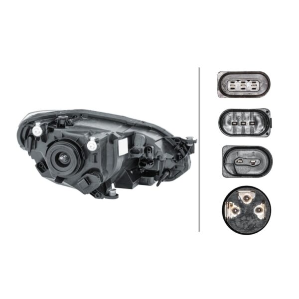 Faro Anteriore Sinistro Volkswagen Up 2012+ – H4 Originale HELLA – foto 2