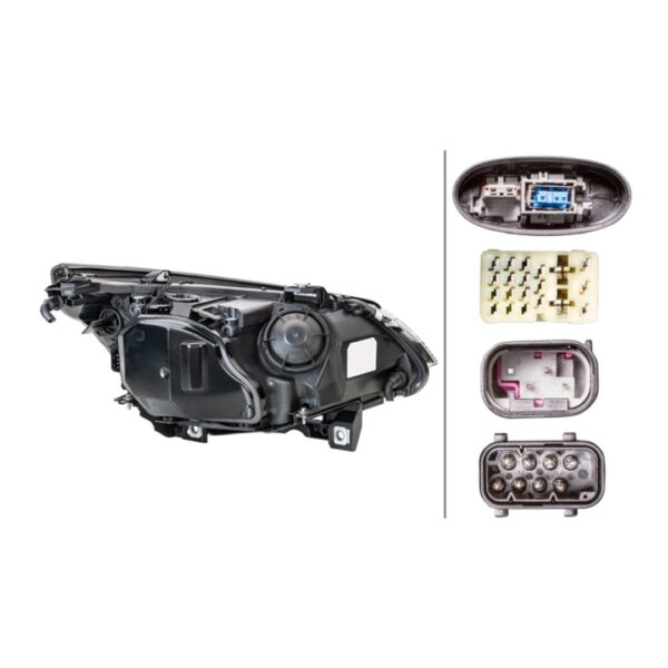 Faro Anteriore Sinistro Bmw Serie 5 2003-2007 – Bi-Xenonn Originale HELLA
