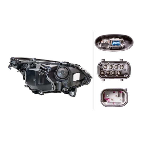 Faro Anteriore Sinistro Bmw Serie 5 2003-2007 – Bi-Xenonn Originale HELLA