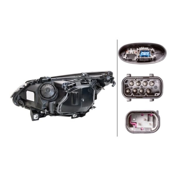 Faro Anteriore Destro Bmw Serie 5 2003-2007 – Bi-Xenonn Originale HELLA